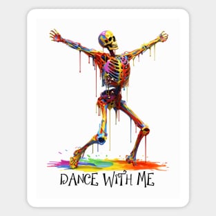 Dance With Me Shirt, Halloween Gift, Halloween, Halloween Shirt, Fall Shirt, Gift for Halloween, Halloween Tee, Funny Halloween Shirt Magnet